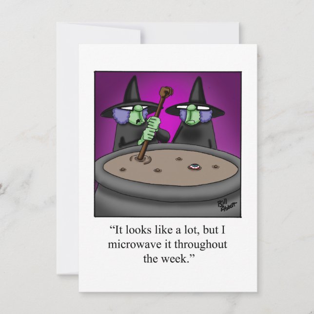 Halloween Hilarious Humour Party Invitation (Devant)