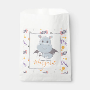 Halloween Hippopotamus Little Boo Baby Shower Favour Bag