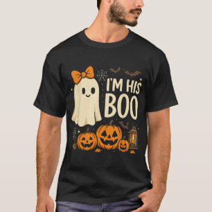 Halloween His And Hers Matching Outfits Ghost I'M  T-Shirt