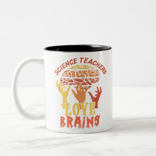 Halloween Hocus Pocus Everybody Focus Funny Teache Two-Tone Coffee Mug