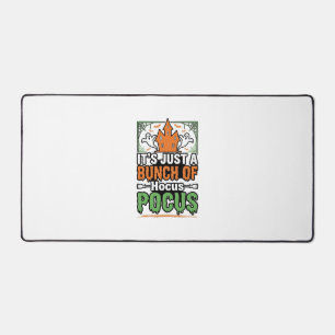 Halloween Hocus Pocus Quote Vector Design_1 Desk Mat