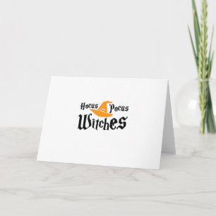 Halloween Hocus Pocus Witch Funny Card