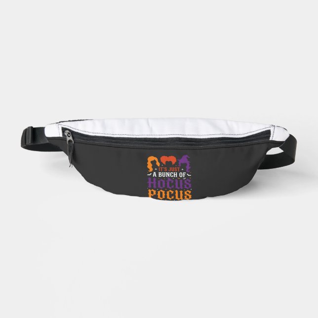 Halloween Hocus Pocus Witch Typography Vector Fanny Pack (Front)