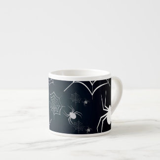 Halloween Holiday Custom Spooky Web Espresso Cup