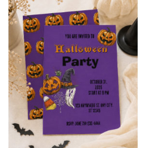 Halloween Holiday Invitation Halloween Invitation