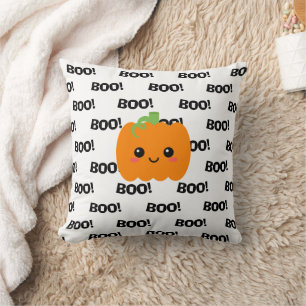 Halloween Home Decor, Cute Pumpkin  Throw Pillow