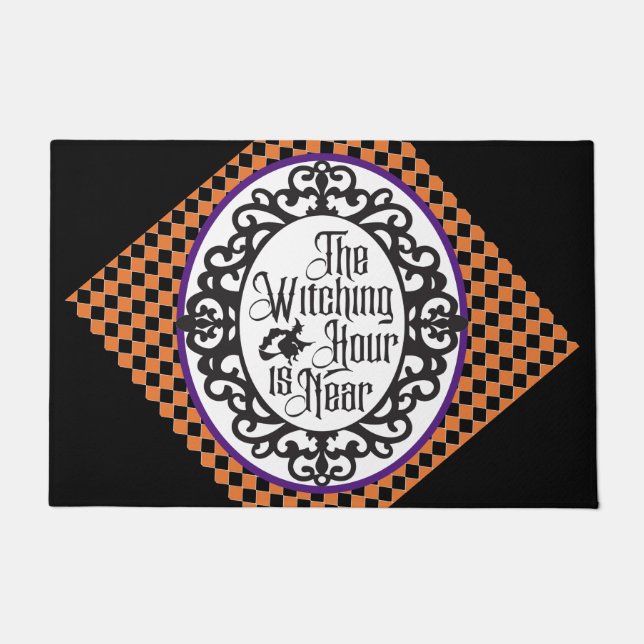 Halloween Home Decor Doormat  (Front)