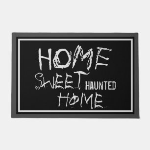 Halloween Home Sweet Haunted Home Creepy Doormat