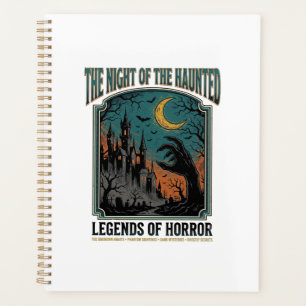 Halloween Horreur Nuit Ensorcelée Vintage Effrayan