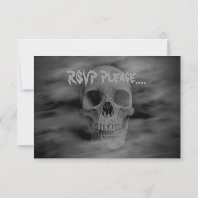 Halloween horreur RSVP (Devant)