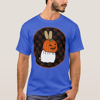 Halloween Horror Bunny Rabbit Dark Round T-Shirt