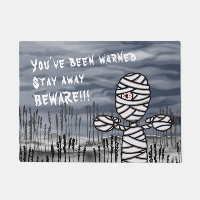 Halloween Horror Creepy Mommy Doormat (Front)