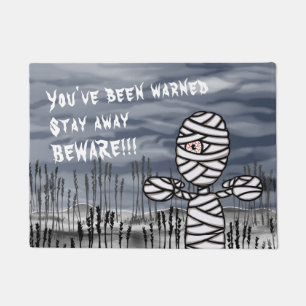 Halloween Horror Creepy Mummy Doormat
