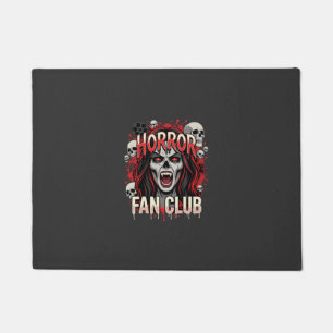 Halloween Horror Fan Club Vampire Skull Doormat