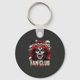 Halloween Horror Fan Club Vampire Skull Keychain