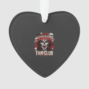 Halloween Horror Fan Club Vampire Skull Ornament