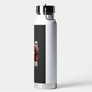Halloween Horror Fan Club Vampire Skull Water Bottle