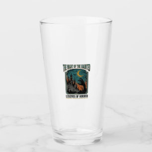 Halloween Horror Haunted Night Vintage Spooky_1 Glass