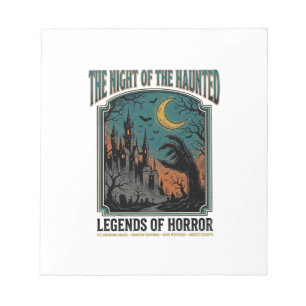 Halloween Horror Haunted Night Vintage Spooky_1 Notepad