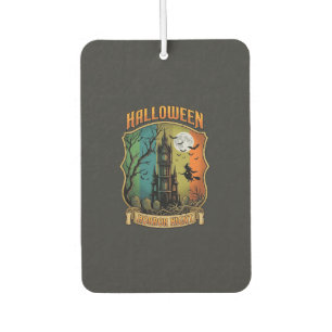 Halloween Horror Night Haunted House Witch Full Mo Air Freshener