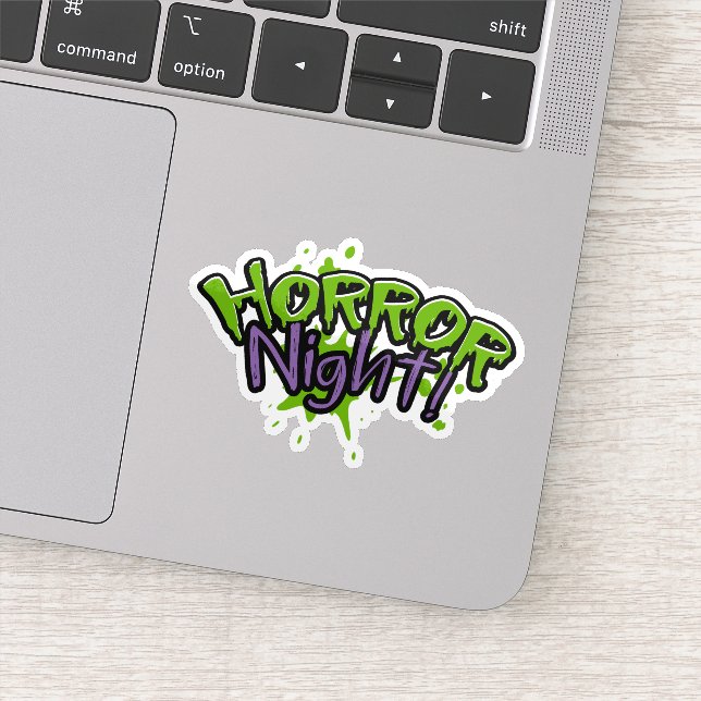 Halloween horror night sticker  (Détail)