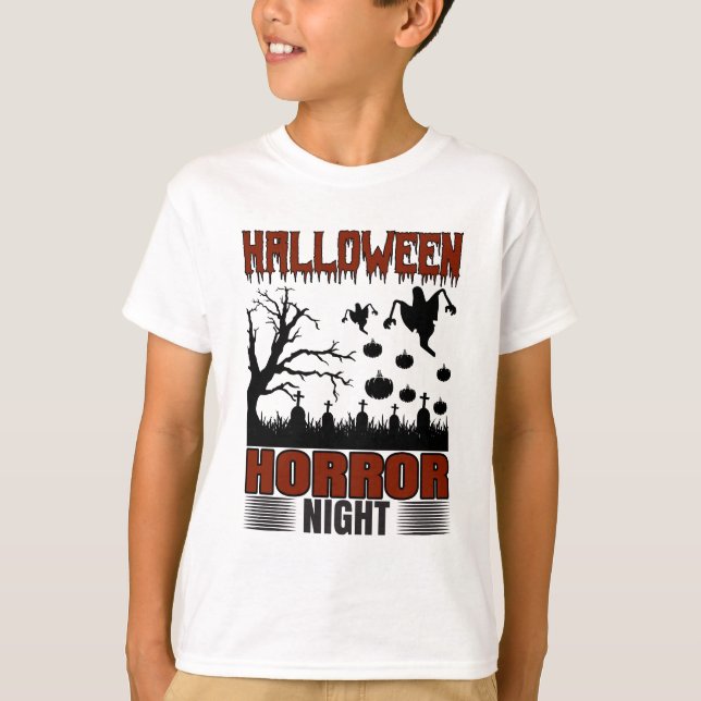 Halloween Horror Night T-Shirt (Front)