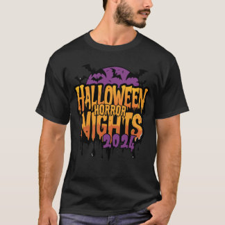 Halloween Horror Nights 2024 Chilling Art Design f T-Shirt