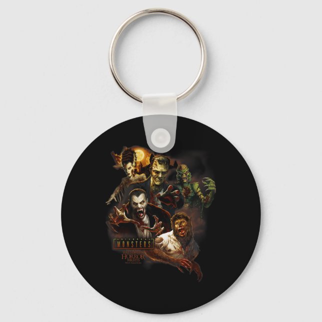 Halloween Horror Nights HHN Universal Monsters  Keychain (Front)