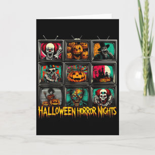 Halloween Horror Nights Scary Movie Card