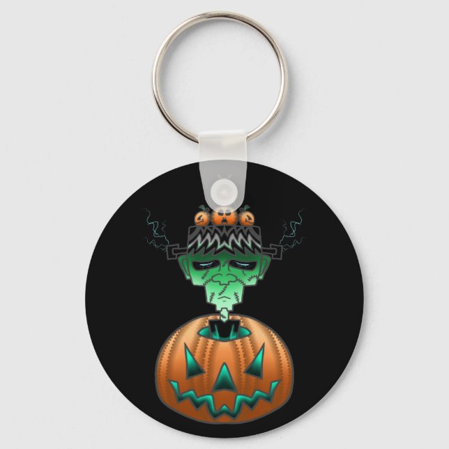 Halloween Horror Punk Zombie Keychain (Front)
