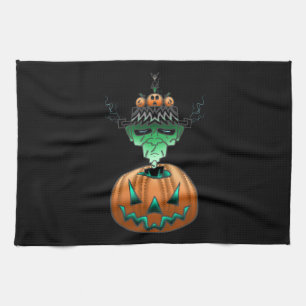 Halloween Horror Punk Zombie Kitchen Towel