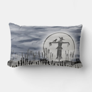 Halloween Horror Scarecrow Throw Cushion