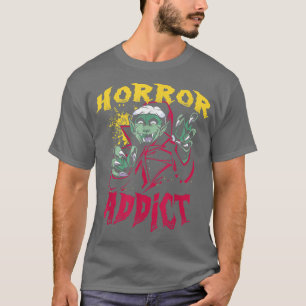 Halloween Horror Stories Scary Movies Addict Vampi T-Shirt