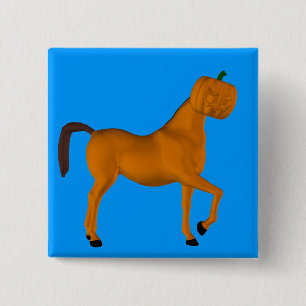 Halloween Horse 2 Inch Square Button