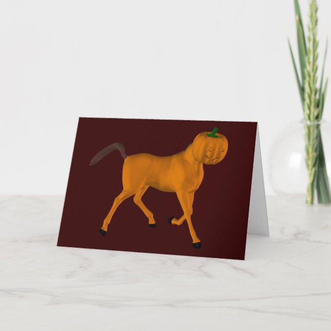 Halloween Horse Card (Front)