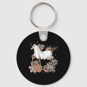 Halloween Horse Costume Ghost Boo Pumpkin Spooky S Keychain