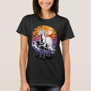 Halloween Horse Ghost Spooky Costume T-Shirt