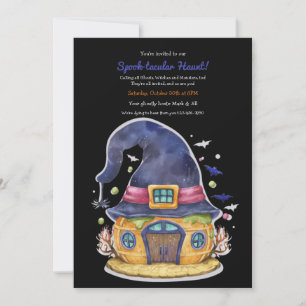 Halloween House Invitation