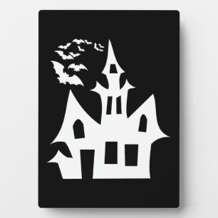 halloween house plaque