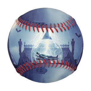 Halloween House With Frankie, Dark Blue  Baseball