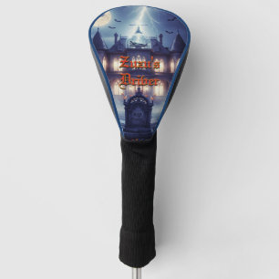 Halloween House With Frankie, Dark Blue Golf Head Cover