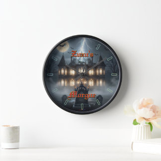 Halloween House With Frankie, Dark Grey Clock