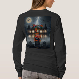 Halloween House With Frankie, Dark Grey T-Shirt