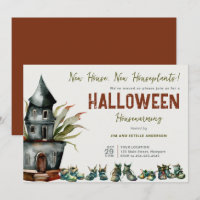 Halloween Housewarming Party Plant Shoe Terracotta