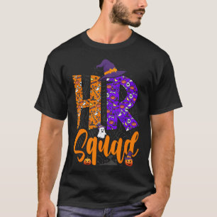 Halloween Hr Squad Costume Funny Human Resource T-Shirt