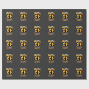 Halloween Human Costume Black Cat Graveyard Wrapping Paper