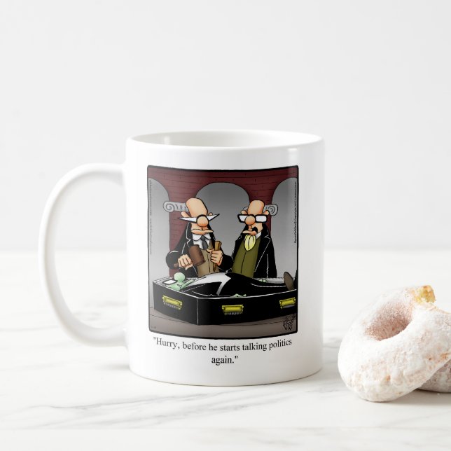 Halloween Humour Coffee Mug  (With Donut)