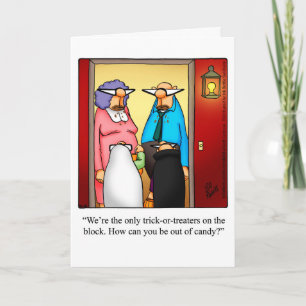 Halloween Humour Greeting Card For Halloween