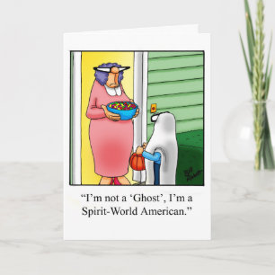Halloween Humour Greeting Card "Spectickles"