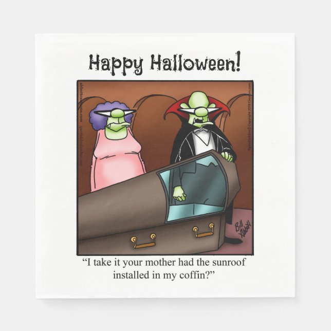  Halloween Humour Halloween Party Napkins  (Front)